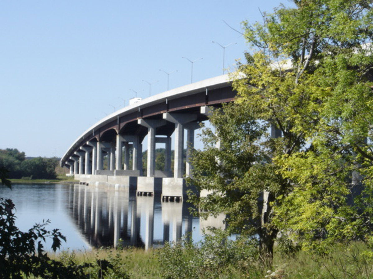 Béton Provincial - Jemseg River Bridge Nouveau-Brunswick